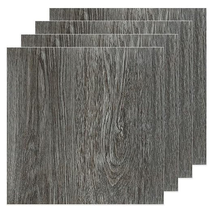 12x12 Inch Peel and Stick Floor Tile Wood Grain Series (40, Light Brown Wood Grain)