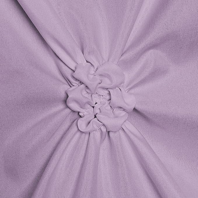 Seasonwood Lavender Shower Curtain Purple Farmhouse Luxury Handmade Decorative Pretty Shower Curtain Lilac Machine Washable, Modern Home Bathroom Décor Bathtub Privacy Screen,Heavy Duty 72x72 inch