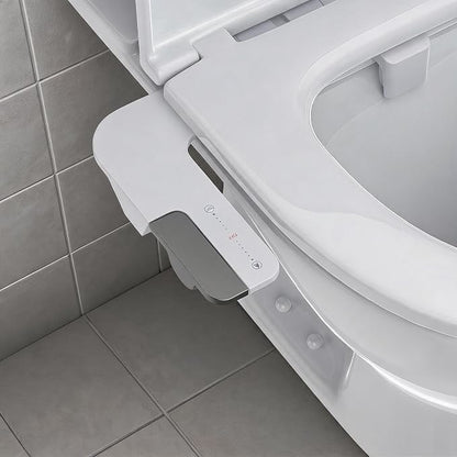 Bidet Attachment for Toilet, Non-Electric Dual Nozzle Bidet Sprayer with Adjustable Water Pressure, Cold Water Toilet Seat Attachment for Feminine and Personal Hygiene