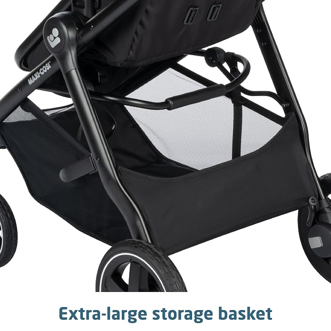 Maxi-Cosi Zelia 2 Luxe 5-in-1 Modular Travel System, New Hope Black