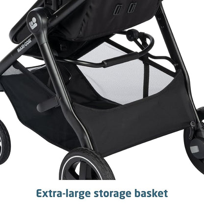 Maxi-Cosi Zelia 2 Luxe 5-in-1 Modular Travel System, New Hope Black