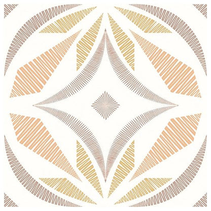 MORCART 20PCS 7.87" x 7.87" Peel and Stick Floor Tile, Orange | Self-Adhesive DIY Vinyl Flooring, Removable and Waterproof Tile Sticker for Bathroom, Kitchen, Wall, Bedroom, Stairs