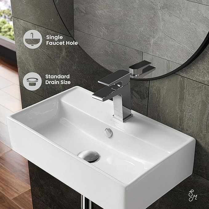 Swiss Madison SM-WS318 Claire Ceramic Wall Hung Sink