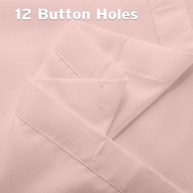 Titanker Waterproof Shower Curtain Liner Fabric, Blush Pink Shower Curtain Liner with Magnets, Cloth Shower Liner Soft, Lightweight, Machine Washable, 70 x 72 Inches