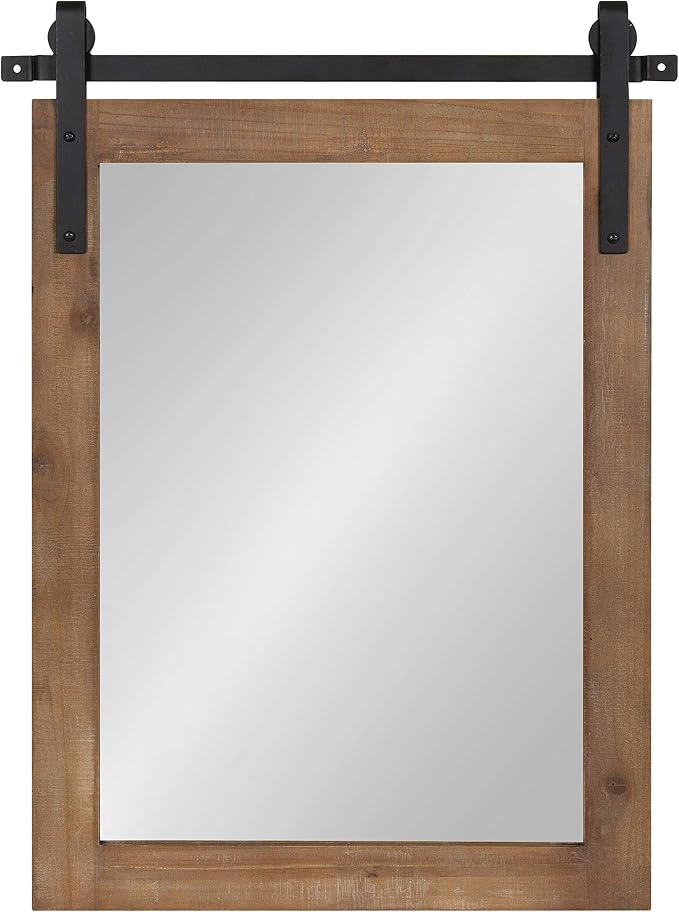 Kate and Laurel Cates Farmhouse Wall Mirror