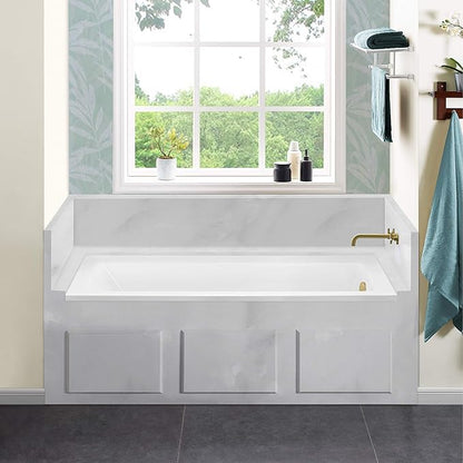 Swiss Madison Voltaire 66" x 32" Right-Hand Drain Alcove Bathtub