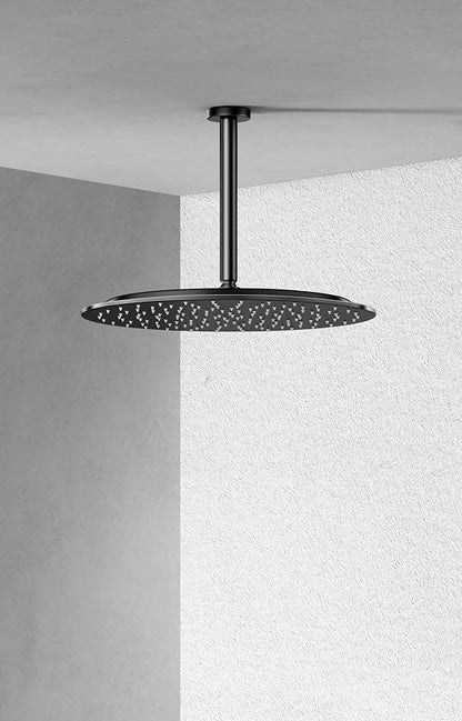 VBFF-Shower Head,rain shower head, 16 inch- Round Shower Head, 1.8 GPM Flow Rate, rainfall showerhead,VBFF14 (Matte Black)
