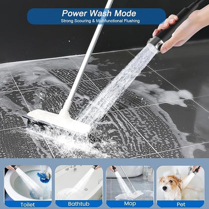 Filtered Shower Head with Handheld, High Pressure Showerhead | 4 Spray &Pause Switch Upgraded Anti-clog Nozzles for Shower Head with 59" Explosion-Hose &Bracket for Hard Water & Pets,Black