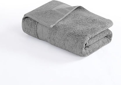Modern Threads 4-Pack SpunLoft Bath Sheet, 35x66, Charcoal