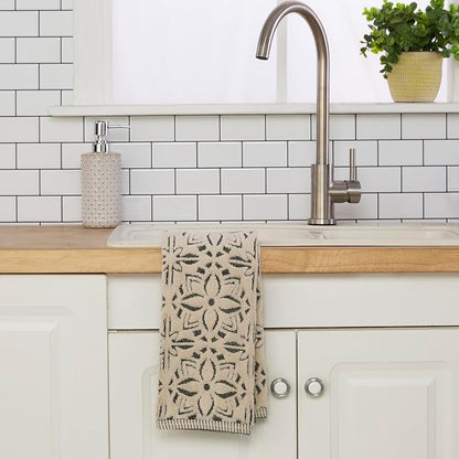 SKL Home Lisbon Bath Towel, Premium 100% Cotton, Black | 600 GSM weight. Spa-level quality. Soft & absorbent. Reversible jacquard pattern for 2-looks-in-1.
