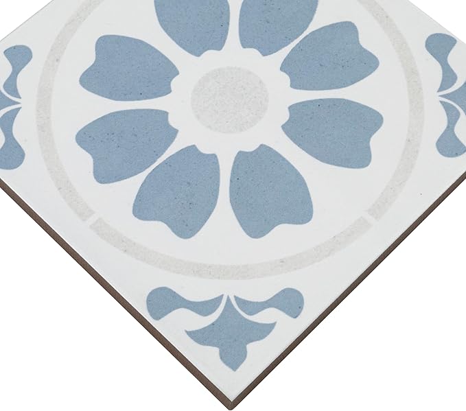 MSI Tamensa Encaustic Sample Matte Porcelain Wall and Floor Tile