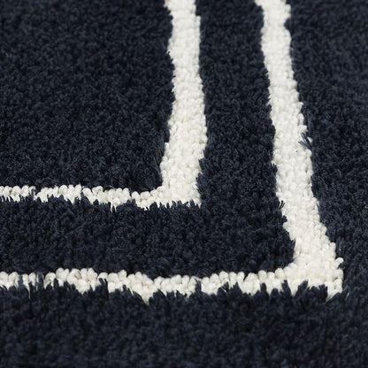 Mohawk Home His Indigo 1' 8" x 2' 10" Bath Mat