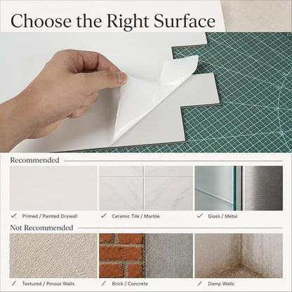 2026 New Upgrade Peel and Stick Backsplash Tile, Peel and Stick 11.34" X 11.57" Wall Tile for Kitchen, Bathroom, Fireplace, Laundry (Beige Ecru, 5 Packs)