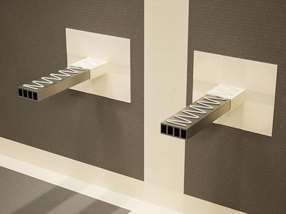 The Original Granite Bracket Floating Shower Bench Kit with Concrete Mesh Board (12x36) - Shower Bench,Bench Seat, DIY Shower Benches,Bathroom Décor, Space Efficiency, Bathroom Benches, 1 Count