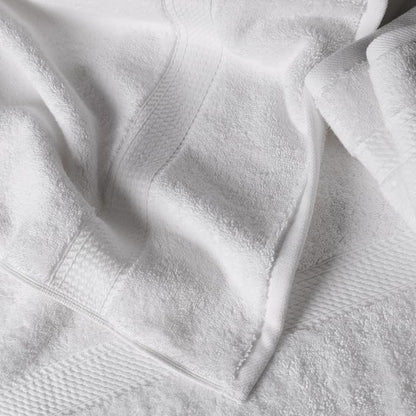 Superior Egyptian Cotton Plush & Absorbent, Bath Towel Set of 4, White | Quick Dry, Soft Luxury Towel Set, Bath Essentials for Bathroom, Guest Bath, Spa, 4 Piece Bath, Madeline Towels