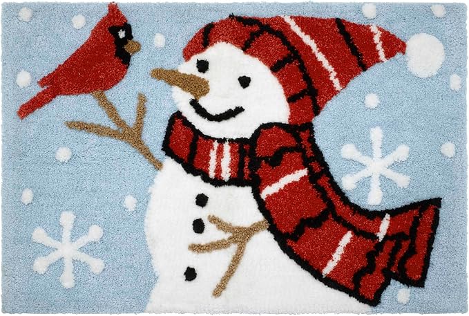 Avanti Linens - Christmas Bathroom Rug 20x30, Soft & Absorbent Cotton | Christmas Design, Soft & Absorbent, Non-Slip Backing, Machine Washable, Holiday Bathroom Décor