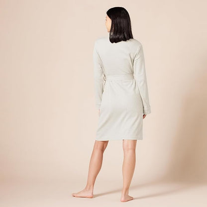 Amazon Essentials Women's Lightweight Waffle Full-Length Bath Robe (Available in Plus Size)