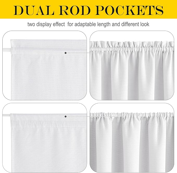 NICETOWN Faux Linen Door Curtain Panel, French Door Curtains Blackout Thermal Insulated Sidelight Privacy Panels for Window/Living Room/Doorways (25W by 72L inches, 1 Panel, Greyish White)