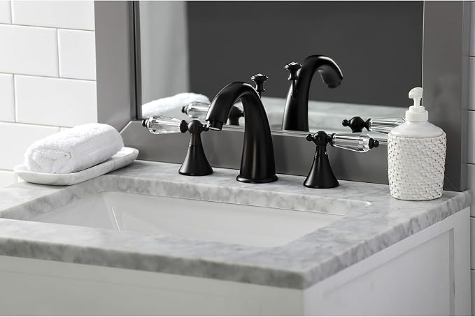 Aqua Eden KS2975WLL 8 in. Widespread Bathroom Faucet, Oil Rubbed Bronze