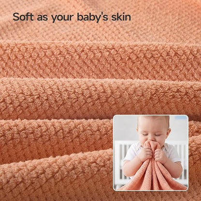 REDKISS Ultra Soft 6 Piece Towel Set, Premium Towels for Bathroom, Highly Absorbent, Quick Dry, Lightweight Bath Towels Set Collection, Includes 2 Bath Towels, 2 Hand Towels, 2 Washcloths, Orange
