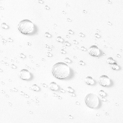 N&Y HOME Fabric Shower Curtain or Liner with Magnets, White | Soft Cloth, Hotel Quality, Machine Washable, Water Repellent Standard Size Shower Curtain for Bathroom