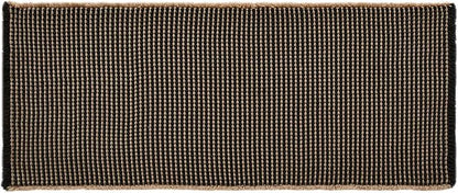 TYUU Waffle Bath Mat, Boho Bathroom Rugs Non Slip, 48x24 Khaki & Black | Super Absorbent Quick Dry Bath Rug, Non-Slip Backing, Soft Waffle Washable Farmhouse Bathroom Mats, Tub, Shower & Home Decor
