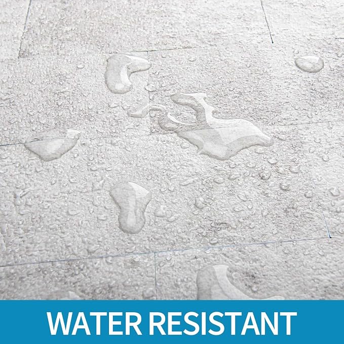 Art3d Peel and Stick Backsplash, Stick on Wall Tile, 10-Pack, Natural White | PVC, Self Adhesive, Splash Resistant, Multi-Surface Compatibility, Ideal for Kitchens, Fireplaces, Stair Areas
