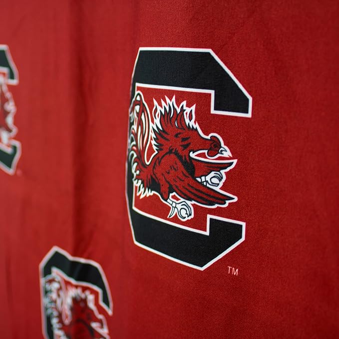 Everything Comfy South Carolina Gamecocks Bright and Colorful Shower Curtain Cover 70" x 72"