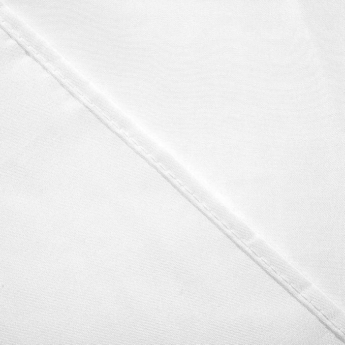 River Dream Fabric Snap-in Shower Curtain Liner Replacement: Removable to Attach, White, 70x54 | Water Repellent, for No Hook Shower Curtain, Snap On/Off & Removable Replacement Liner, 70W x 54H Standard Size