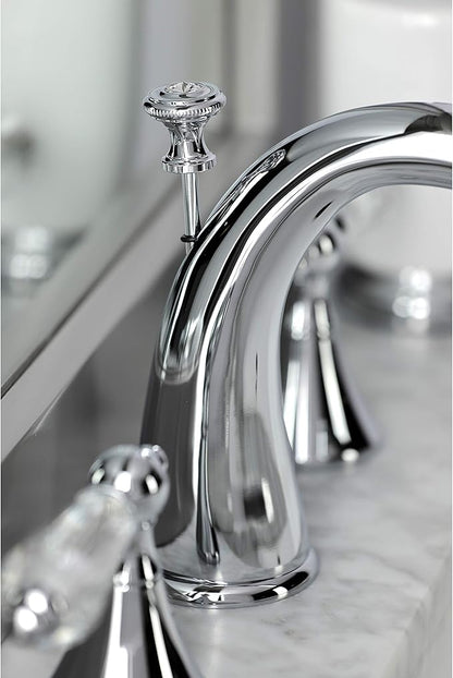 Aqua Eden KS2971WLL 8 in. Widespread Bathroom Faucet, Polished Chrome