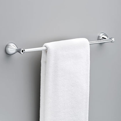 Delta Foundations (1-Pack) 24'' Towel Rack for Bathroom Polished Chrome Bar Holder Wall Mounted Rod, Hardware | Accessories FNDS24-PC