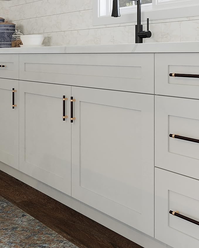 Design House Brookings Shaker Unassembled Wall Kitchen Cabinet W1530, 15 W x 12 D x 30 H, Painted White, Solid Wood, Design House, 561696