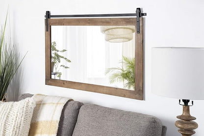 Kate and Laurel Cates Farmhouse Wall Mirror