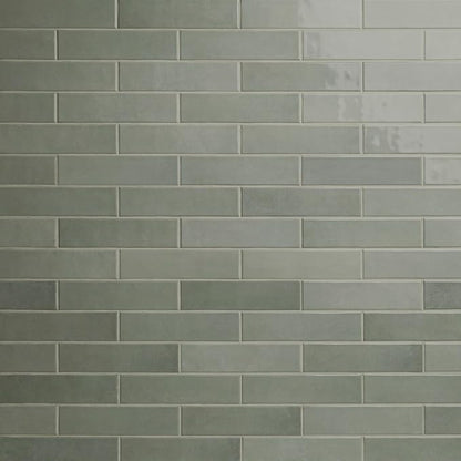 MSI Renzo Jade 3" x 3" Glossy Ceramic Subway Wall Tile, Bathroom & Kitchen, 1 Count, 1 Piece, Sample