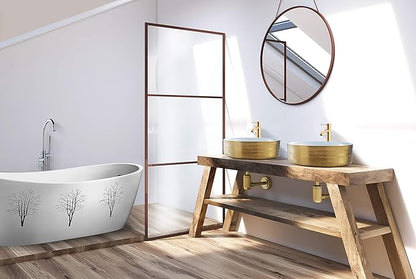 Fine Fixtures LUXURY VESSEL ROUND 15 X 15 BRUSHED GOLD