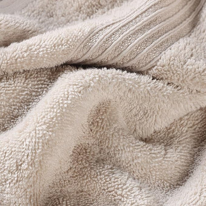 Superior Egyptian Cotton 3-Piece Towel Set, Assorted Towels for Home Bathroom, Master, Guest Bath, Decor Essentials, Includes 1 Bath, 1 Hand, 1 Face Towel/Washcloth, Quick Dry, Absorbent, Stone