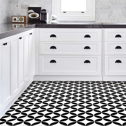 FloorPops Black Starlight Peel & Stick Floor Tiles, FP3301