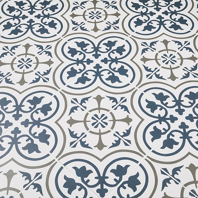 MSI Zenzibar Encaustic 8 in. x 8 in. Matte Porcelain Wall Tile for Bathroom, Floor Tile and Kitchen Backsplash