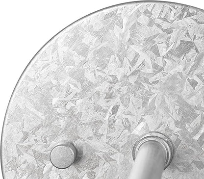 GLOBE Electric 44840 Sutton Outdoor/Indoor Wall Sconce, Galvanized Metal, Textured Socket Detail, Bulb Not Included