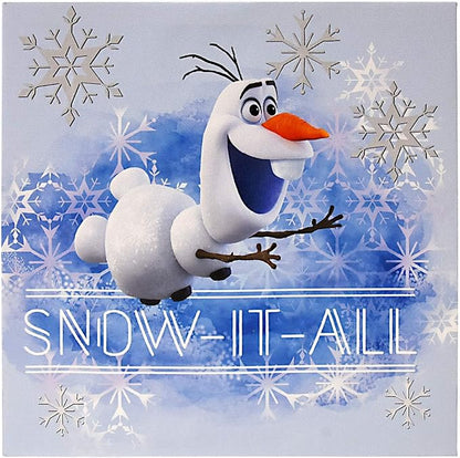 Disney Frozen 2 4 Pack Canvas LED Wall Art, Eachpiece Measures 11.4" X 11.4", Multi