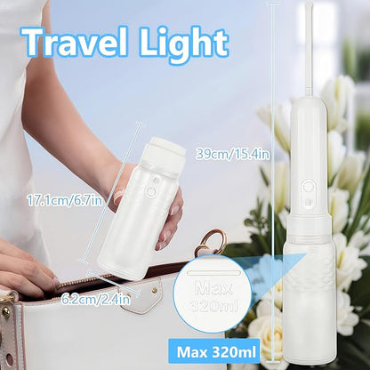 Joyzan Portable Bidet for Travel,320ML Electric Rechargeable Bidet Handheld | Waterproof Pocket Toilet Bottle Sprayer 3 Modes Cordless Personal Hygiene Postpartum Care Camping Women Men Baby Cleaning
