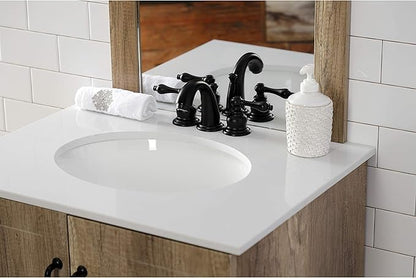 Kingston Brass KB910AL Victorian Widespread Bathroom Faucet, Matte Black