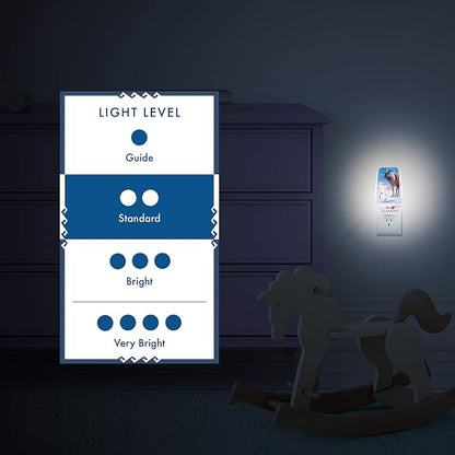 Disney Frozen 45830 LED Night Light, Olaf and Sven, Plug-in | Dusk-to-Dawn Sensor, Girl's Room Decor, UL-Certified, Ideal for Bedroom, Nursery, Bathroom, Kid's Playroom