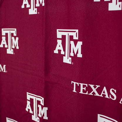 Everything Comfy Texas A&M Aggies Bright and Colorful Shower Curtain Cover