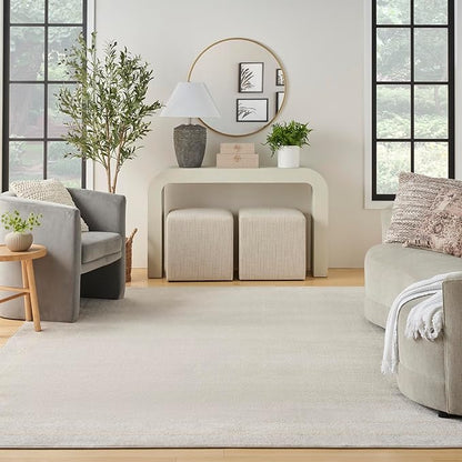 Nourison Home Nourison Essentials Ivory Gold 8' x 10' Area Rug - Easy Clean, Non Shedding, Bed Room, Living Room, Dining Room, Kitchen (8' x 10')