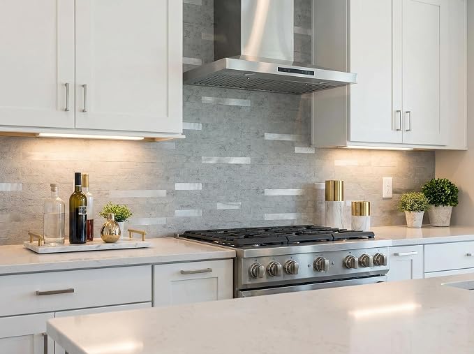 Yipscazo Peel and Stick Backsplash Tiles, PVC Wall Tiles Stick on Backsplash for Kitchen, Bathroom (20 Packs, Black Wood)