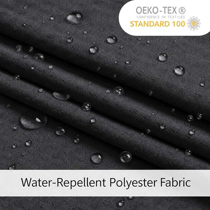 Black Stall Shower Curtain 36 x 72 Inch, Textured Soft Fabric Waffle Narrow Size Modern Shower Small Curtain for Bathroom Hotel, Machine Washable, Water Resistant, 36Wx72L Inches