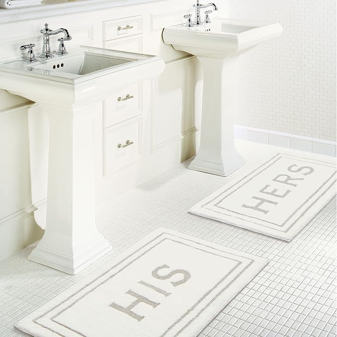 Mohawk Home Hers Flint 1' 8" x 2' 10" Bath Mat