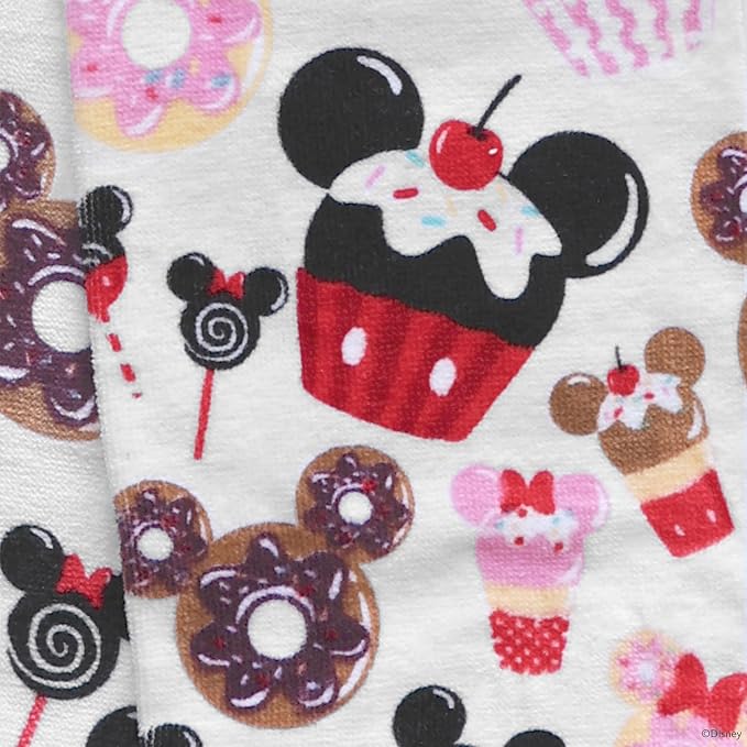 Disney Mickey & Minnie Cotton Kitchen Towels, 2-Pack 16"x26", Absorbent | Durable, colorfast dish towels resist fraying, machine washable, dries dishes, hangs on oven handles, great for gifting