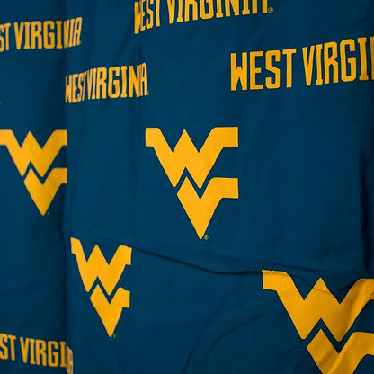 Everything Comfy West Virginia Mountaineers Bright and Colorful Shower Curtain Cover 70" x 72"